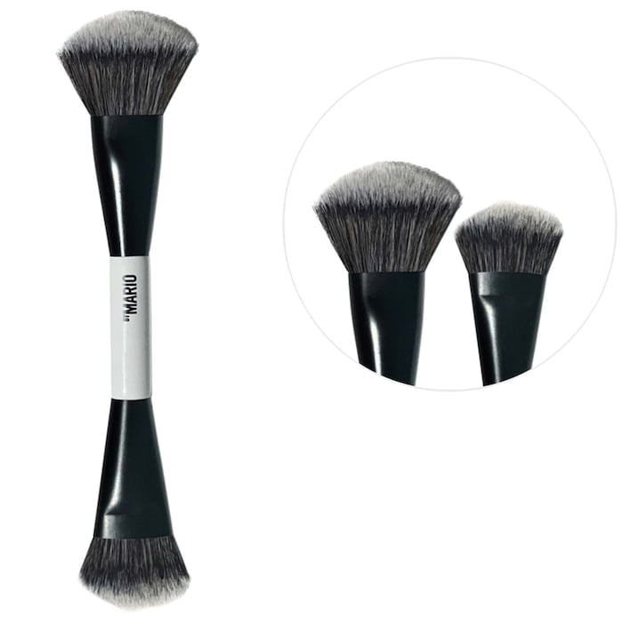 Brocha de doble punta para base de maquillaje y rostro F4