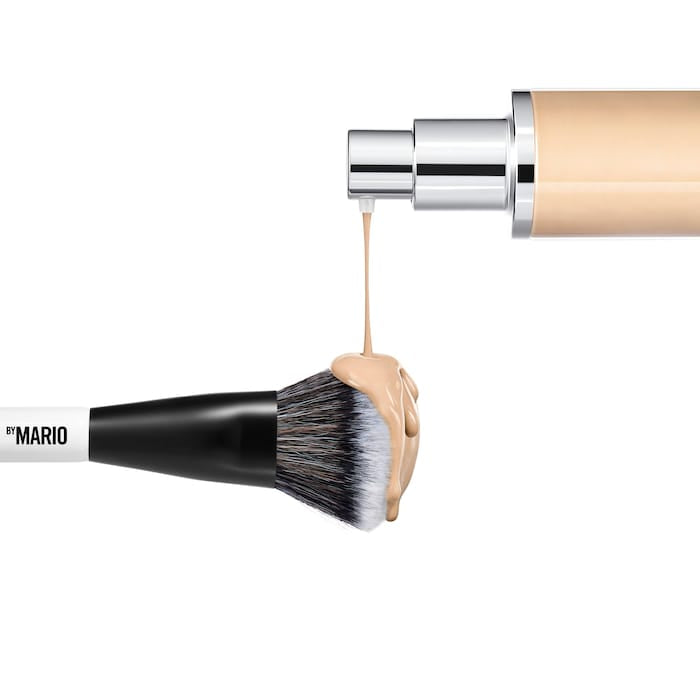 Brocha de doble punta para base de maquillaje y rostro F4