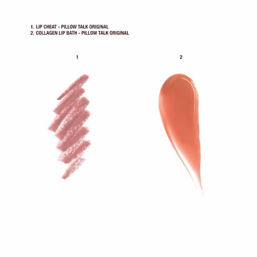 Charlotte PILLOW TALK MINI GLOSSY LIPS DUO